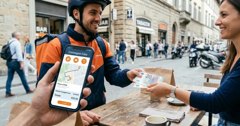 Con Glovo si puo pagare alla consegna - guida al contrassegno per food delivery in Italia