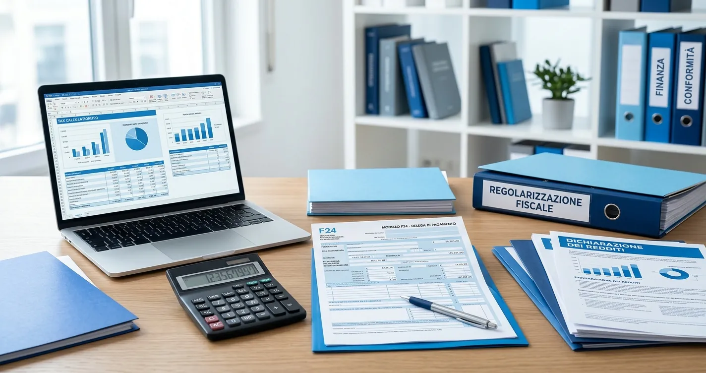 Pagare ravvedimento operoso online con modello F24 e calcolo sanzioni