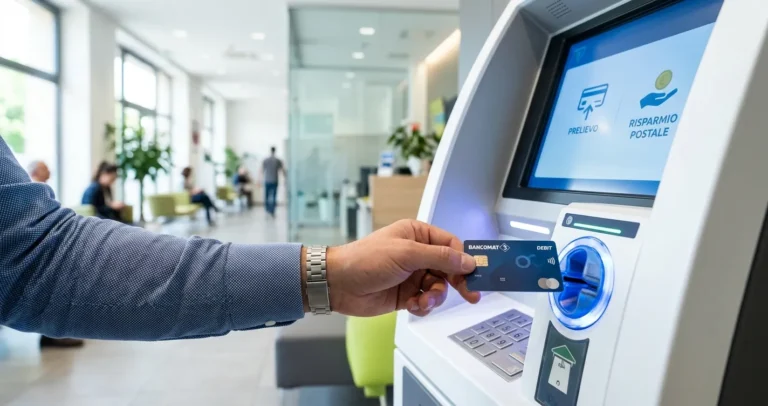 Pagare con carta Libretto Smart: prelievo di contante allo sportello automatico
